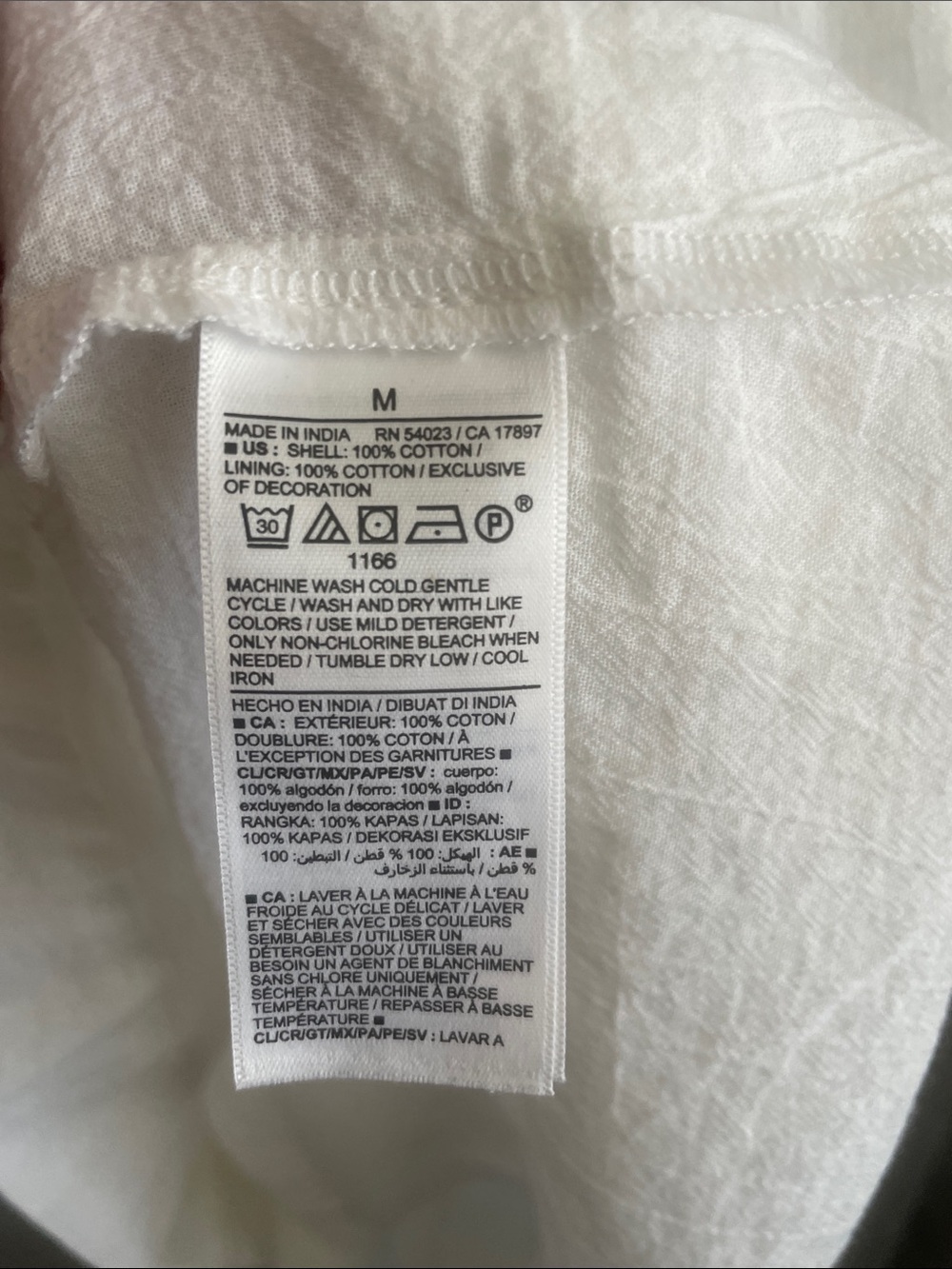 Old Navy 100% Cotton White Tie-Shoulder Maxi Dress - Picture 5 of 8